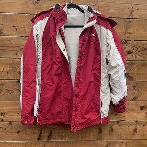 Winter jacket with removable spring and fall coat